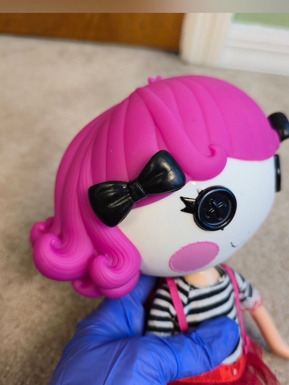 Lalaloopsy Charlotte Charades Mime 12" Full Size Doll W/Dress, Shoes *No Gloves - Picture 4 of 8
